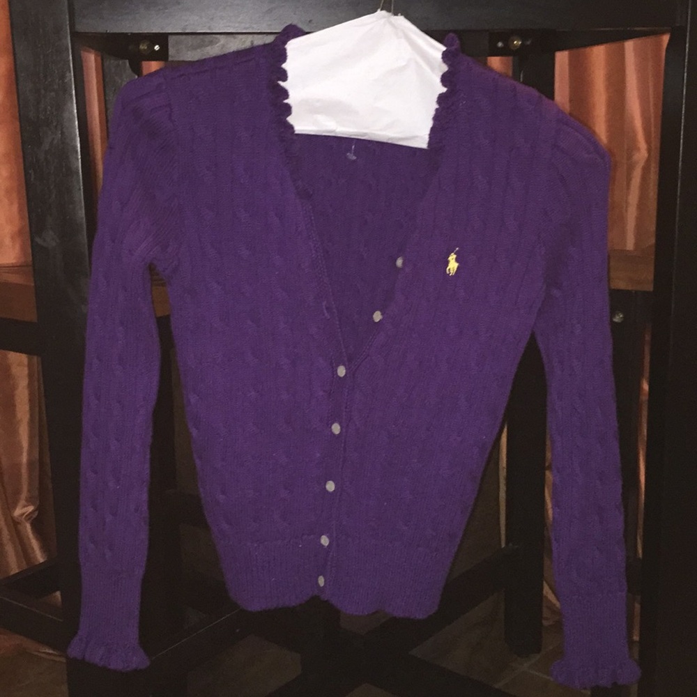 Vibrant Purple Ralph Lauren Sweater💜